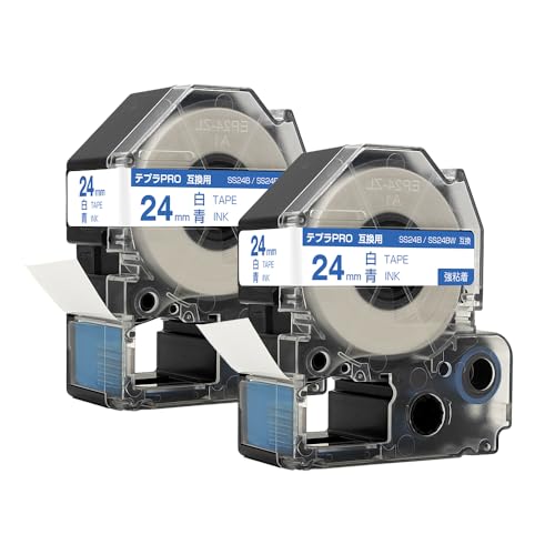�L���O�W���p �e�v�� PRO SS24B SS24BW 24mm ���e�[�v ���� ���S�� 2�Z�b�g �݊��e�[�v �e�v��PRO�p �e�[�v�J�[�g���b�W