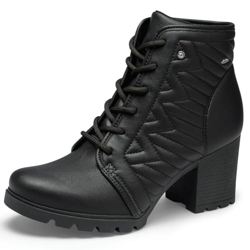 Bota Feminina Dakota Coturno Salto Tratorado Preto 37