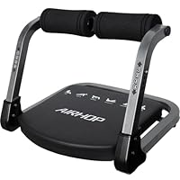 AIRHOP 8-in-1 Smart Core Ab Machine, klappbarer Bauchtrainer & Bauchmuskeltrainer bis 100 kg, Bauchtrainer für Zuhause & Büro, Ganzkörper-Workout Bauch Beine Po Trainingsgerät
