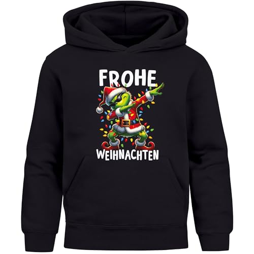 Sweatshirt à capuche enfant Grinch, pull de Noël original