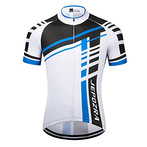 Traje Ciclismo Hombre Verano Conjunto Bicicleta Ropa MTB Maillot Bici Manga Corta y Culotte Ciclista con Badana Gel