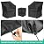Gasadar Outdoor Furniture Cover Waterproof,3 Piece Patio Furniture Set Cover for Outside Chairs and Coffee Table,Windproof,Black