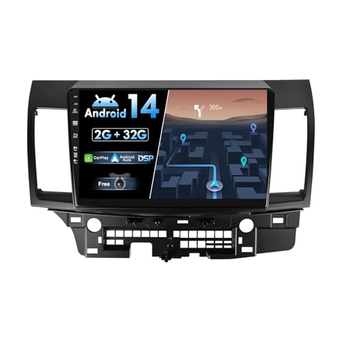 BXLIYER Android 14 IPS Autoradio für Mitsubishi Lancer (2010-2016