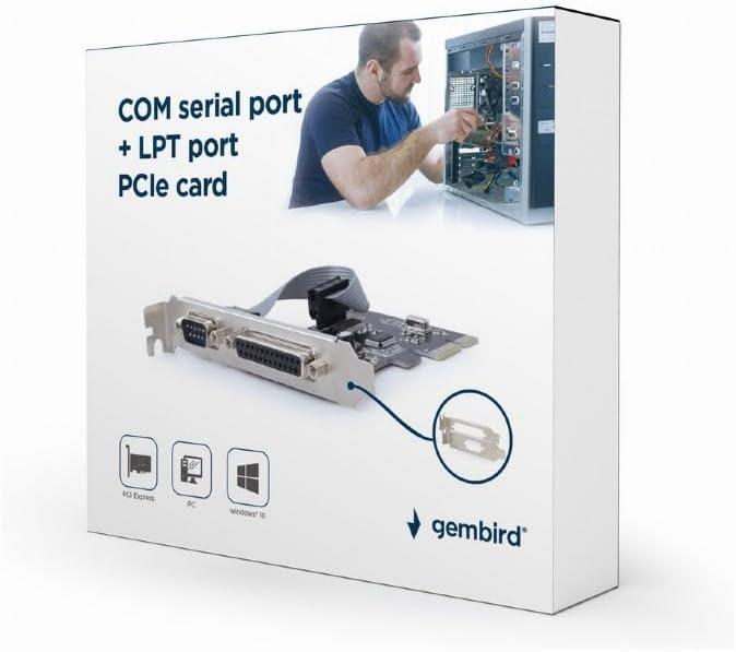 COM Serial Port + LPT Port PCI Express Add-on Card