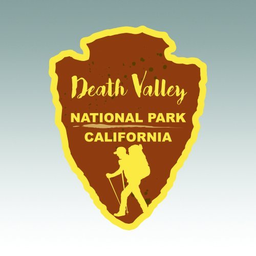 Rdw death valley national park sticker - die cut - decal californ…