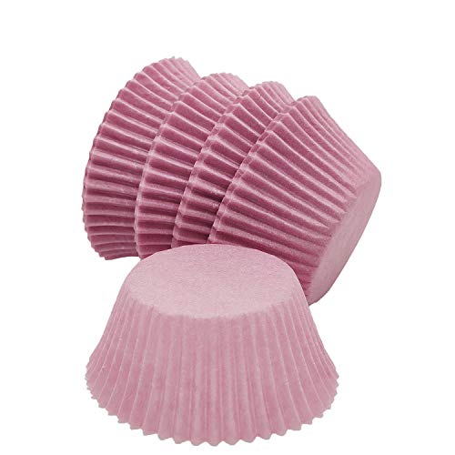 Mombake Premium Light Purple Greaseproof Cupcake Cases Muffin Paper Baking Cups Standard Size, 100-Count