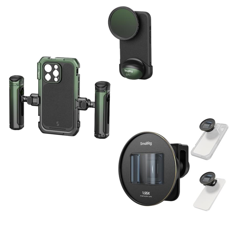 Amazon.com: SMALLRIG Bundle x Brandon Li Mobile Video Kit for 