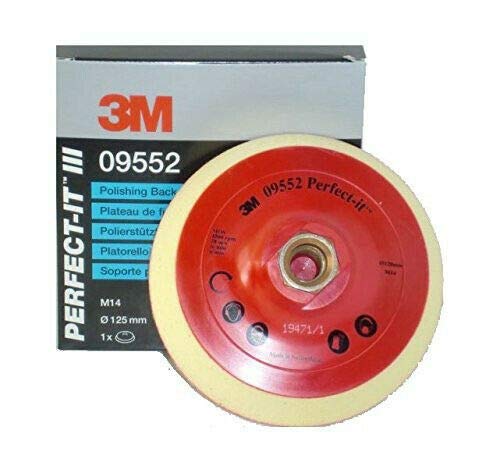 3M Perfect-IT III 09552 Polishing Support Plate Velcro 125 mm M14