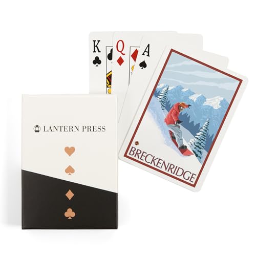 Lantern Press Breckenridge, Colorado, Naipes Poker 52