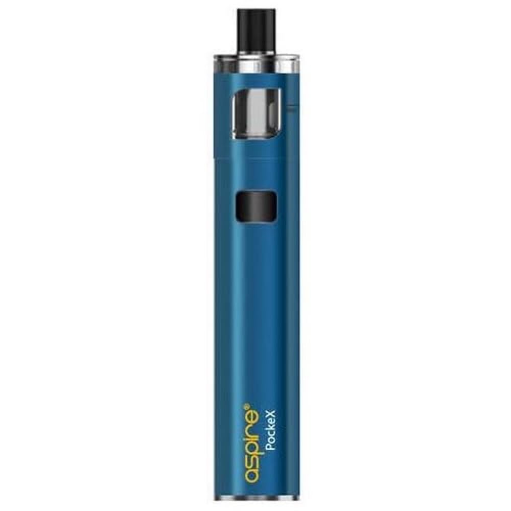 Aspire Pockex Kit AIO (Blue) No Nicotine, Nicotine Free