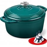 Overmont Enameled Dutch Oven 5.5 qt