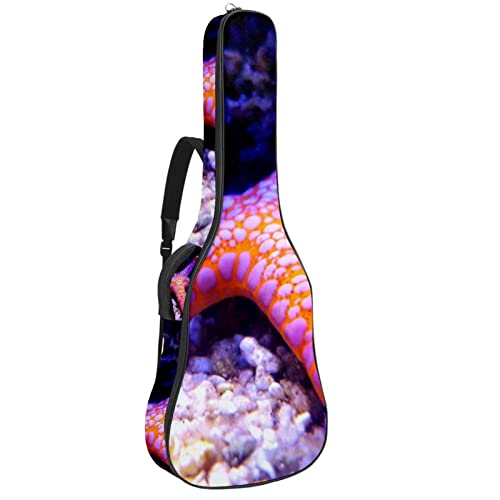 Housse de transport étanche pour guitare avec bandoulière réglable Motif étoile de mer Océan, Multicolore 01., 42.9×16… - Les Beatles, Paul McCartney, John Lennon, RIngo Starr, George Harrison Housse de transport étanche pour guitare avec bandoulière réglable Motif étoile de mer Océan, Multicolore 01., 42.9x16…