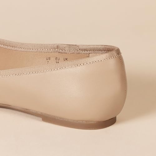 Image of Amazon Essentials Women's Comfortable Round Toe Ballet Flats with Bow
