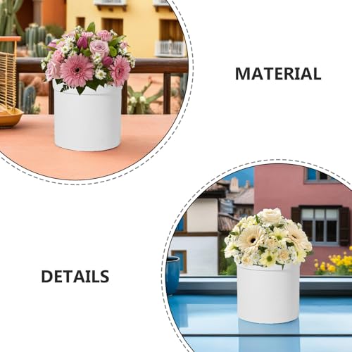 Seaux à fleurs blancs NIYANGLE pour stabiliser vos bouquets sans risque de chute - 3