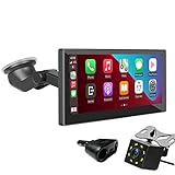 Road Top 2022 Newest Wireless Apple Carplay & Android Auto, 8.8 Inch Touchscreen Monitor Portable...