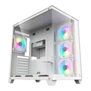 Gabinete Gamer Acegeek Mercury R425 | Mid-Tower | Lateral de Vidro | Branco | AG-MERCURY-R425-WH