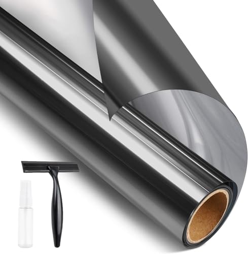 STATINT Window Privacy Film One Way, Mirror Glass Tint, 17.5in x...