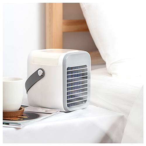 Portable Air Conditioner, 7 ColorCycle Lights Option Water Cooled Air