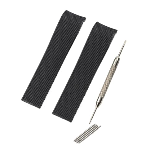 [RE] MENGKEG 21mm o[VRvoh hxg W RNGXg nChRNGXg L3 EHb`Xgbv tH[fBOobN ANZT[ƌ݊(Black strap,No Buckle)