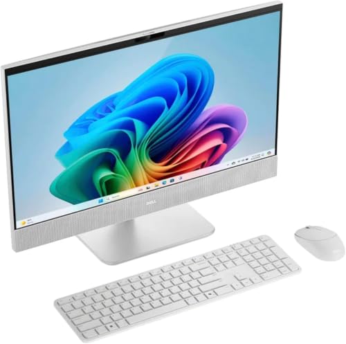 Image of Dell 24 All-in-One Desktop Touchscreen Computer 2026, Intel Core Ultra 7 355, 23.8 inch Anti-Glare FHD, 64 GB RAM 5600MT /s, 2 TB SSD, Copilot+ PC, Wi-Fi 7, Bluetooth 6.0, RJ45, Windows 11 Pro, DEC24260