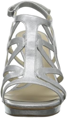 Naturalizer Women's Danya Dress Sandal,Silver Crosshatch,10 M US | Image 1