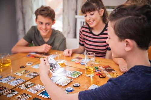 Image of Awestuffs Splendorr Card Board Edition (Eco- Friendly) | Strategy Card Game of Gem Trading & Development | Family & Adult Tabletop Game | 2-4 Players | Ages 10+