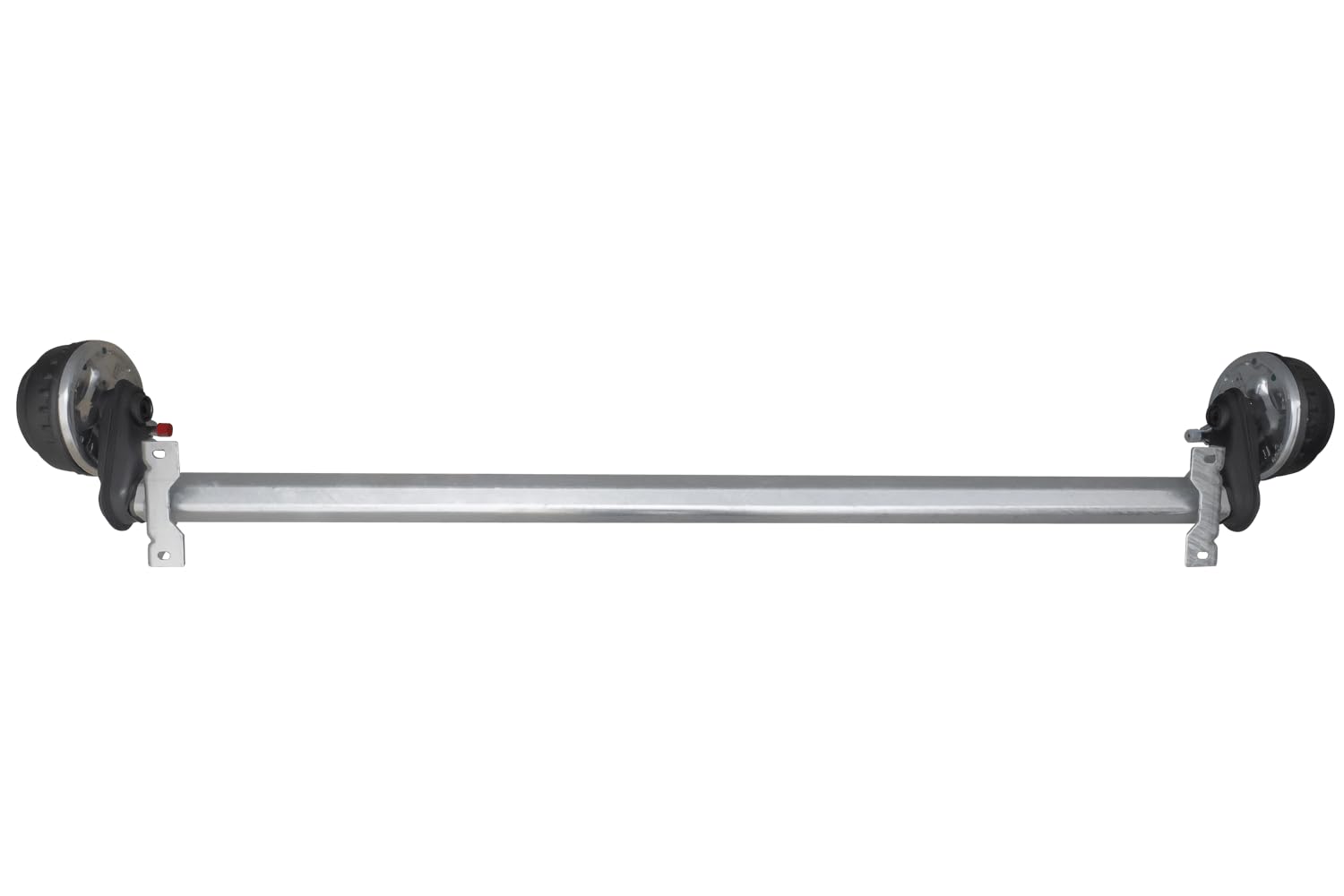 UNITRAILER AL-KO COMPACT Gebremste Anhängerachse 1000 kg 1685 mm Auflagemaß 2180 mm Anlagemaß 5x112 Radanschluss Schwinghebel 158 mm Achse für PKW Anhänger Transportanhänger Räder Reifen