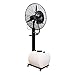 Ventilador con Agua pulverizada oscilante, Ventilador Industrial para Exteriores, Viento Muy Fuerte, Piso de enfriamiento, con Tanque de Agua Blanca, 3 velocidades, para Patios de enfriamiento