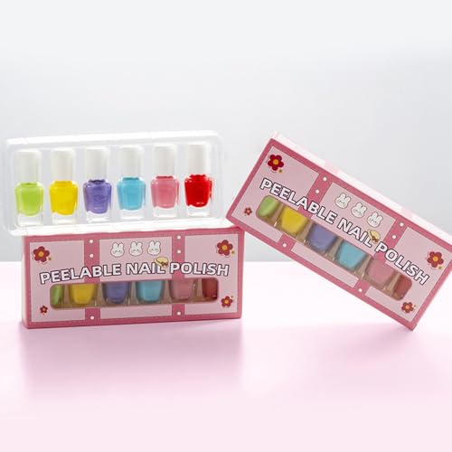 Esmalte de uñas para niños en set de 6 piezas para regalo de cumpleaños 3