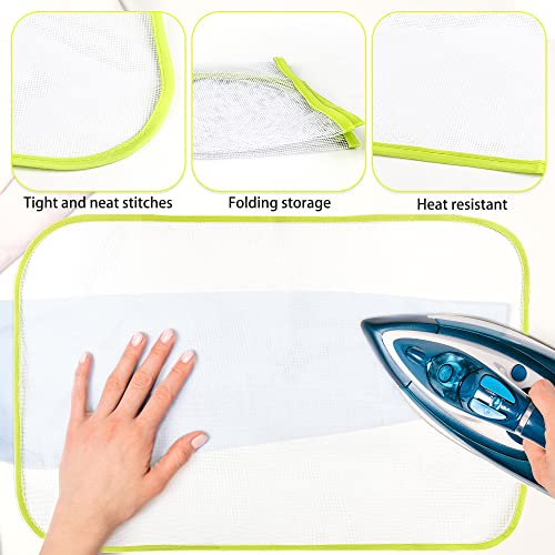 Perfectmart 10 Pack Household Ironing Cloth Muti-Protective 24×16" In Over Ironing Board Hanger Pressing Cloth For Ironing Reusable Large Ironing Pressing Pad Cloth Ironing Scorch Mesh Cloth #TOP5