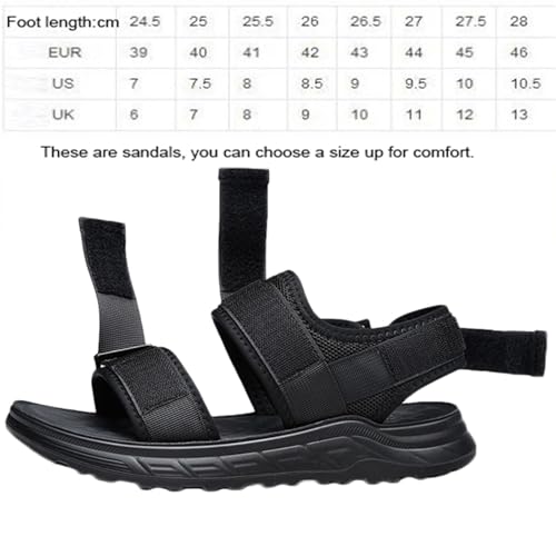 Men's Three Strap Outdoor Sport River Sandal with Hook and Loop Closure Summer Sport Sandals2