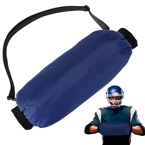 Football Hand Warmer Pouch - Soft Warm Windproof Sports Hand Warming Pouch with Zipped Pocket Adjustable Strap, Youth Hand Warmer Hand Muff for Football Hiking Camping Cycling Outdoor Recreation, Navy
