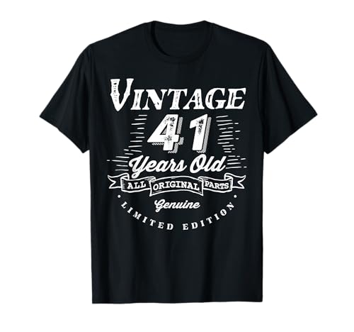 41 Year Old Vintage Limited Edition 41th Birthday T-Shirt