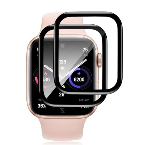 VideoSecu Verre Trempé pour Apple Watch 11 46mm (2 Pièces) - Protection Écran 3D, Dureté 9H Anti-Rayures, Verre de Protection Transparent HD, Protection...