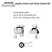 Yllhaoyuan Engine Motor Mountset Set 3pcs for Cherokee 2014 2015 2016 2017 2018 2019 2.4L/Chrysler 200 2015 2016 2017 2.4L Replacement for 3378 3380 3308 A5844 A5752 A5825