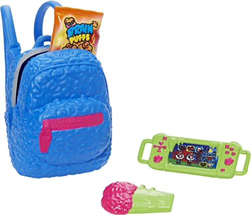 Monster High Ghoulia Yelps Posable Doll (10.3 in) with Blue Hair, Pet and Accessories, Doll for 3 Year Olds and Up