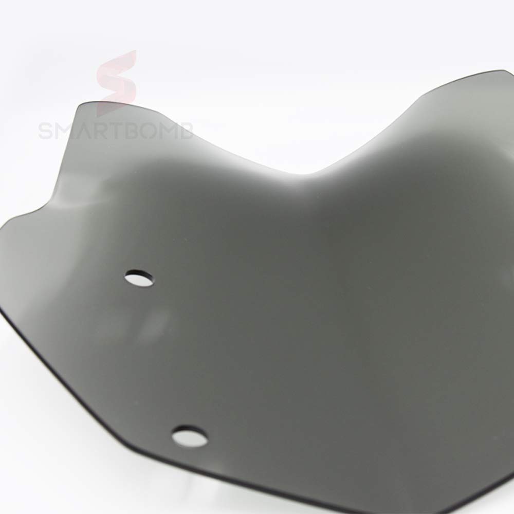 Parabrezza paravento windshield windscreen screen bubble double fumè NERO R 1200 GS 1200 GS LC ADV R 2013-2018 1250 GS 2019-2024 STD ADV