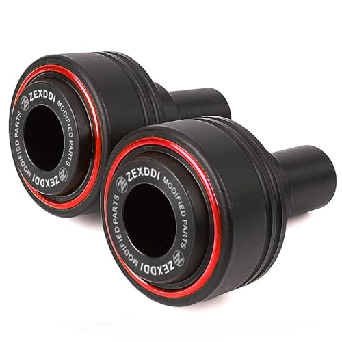 ZEXDDI Fit For Ka-wasaki Ninja 500 SE Ninja 500 2024 Motorrad 1 Paar Slider Rahmen Z500 Z 500 2025 Anti-Kollision Fallschutz Crash Pad (Rot)