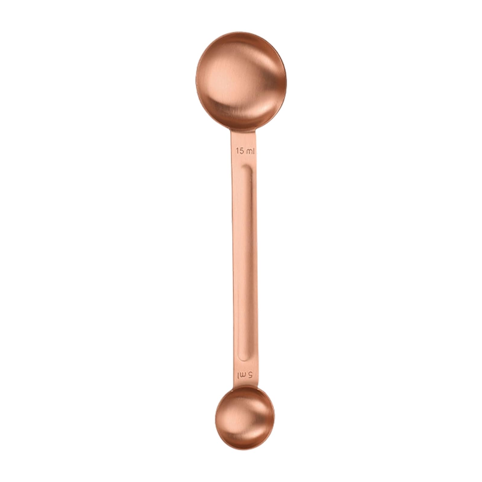 NVOQILIN Rustless Steel Double Headed Measuring Spoon with Clear Measurement Marks and Scale Baking Tool Ergonomic Double Headed