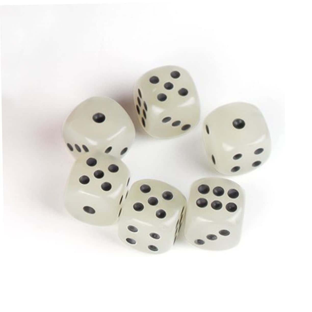 Alasum 72piezas Dados Acrílicos Brillantes para Mesa y Enseñanza Matemática Dados De Caras y Actividades Educativas