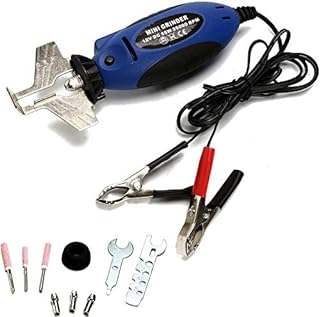 Electric Chainsaw Sharpener Kit 12V Mini Power Chain Saw Sharpen Tool Set, High Speed Chainsaw Sharpener with 3 Sizes High Hardness Diamond Sharpening Wheels Accessories for Garden Worker