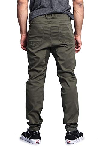 Men's Casual Stretch Jogger Pants3