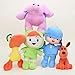 fangzhuo Peluches 5 Pièces/Ensemble Anime Pocoyo Enfants Brinquedos Pocoyo Pato Pocoyo Loula Nina Jouets en Peluche en Peluche pour Enfants