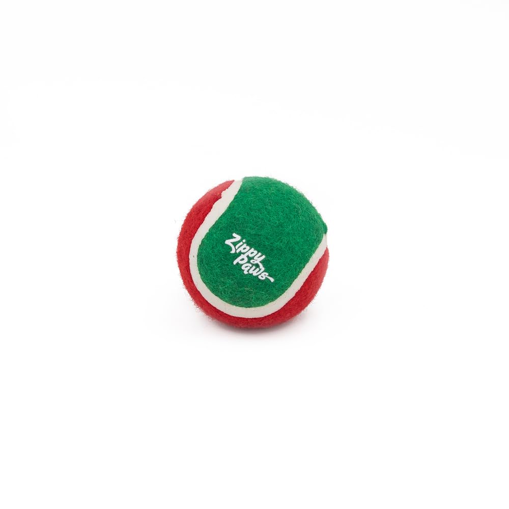Zippy Paws Holiday ZippyBallz 3-Pack Dog Ball Toy with 3 built in squeaker Squeakers for Dogs - Image 3