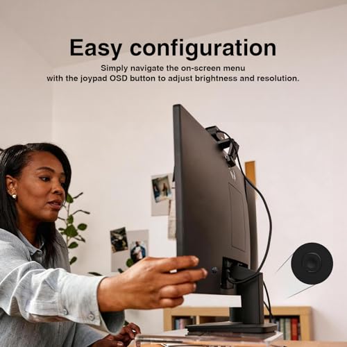Image of HP 24 inch Series 3 Pro 24 inch FHD Computer Monitor (1920x1080), 100Hz Anti-Glare Display, HDMI, VESA Mount, Black, Bundle with dockztorm hub and Ergoflexy EFX-1-1 Desk Mount Monitor Arm