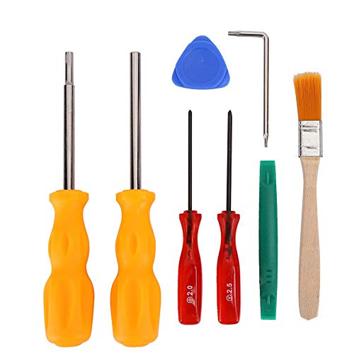 Kit de Destornilladores de Mango MGC de Consola de Juegos 8 en 1 para Nintendo Switch, Juego de Herramientas de Desmontaje de Reparación de Eliminación de Máquinas de Juego Accesorios