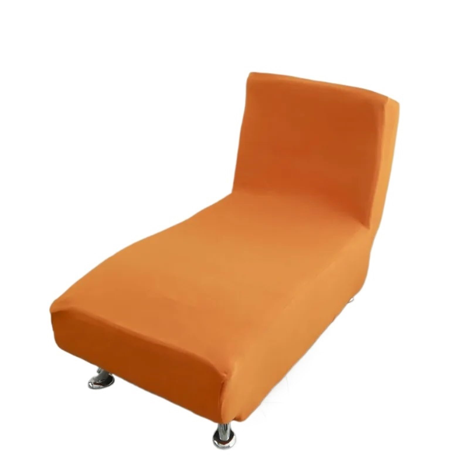 GCYEIDMA Armless Sofa Slipcover Stretch Armless Chair Protective Cover Elastic Velvet Chaise Longue Sofa Bed Armcair Slipcovers(Color 8)