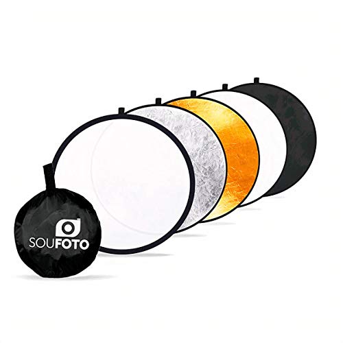 Rebatedor Fotográfico Refletor e Difusor 5 em 1 Sou Foto - 80cm