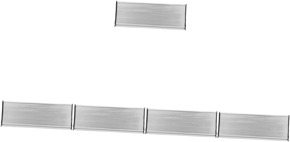 5pcs Business Door Sign Aluminum Alloy Office Wall Nameplate Modern Door Name Plate