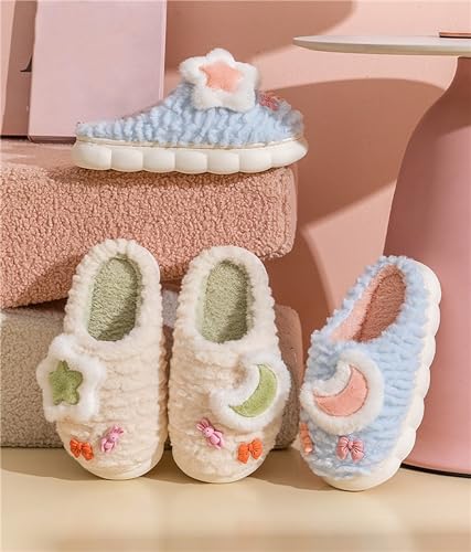 Star Cotton Plush Slippers - Men's & Women's Home Slippers4